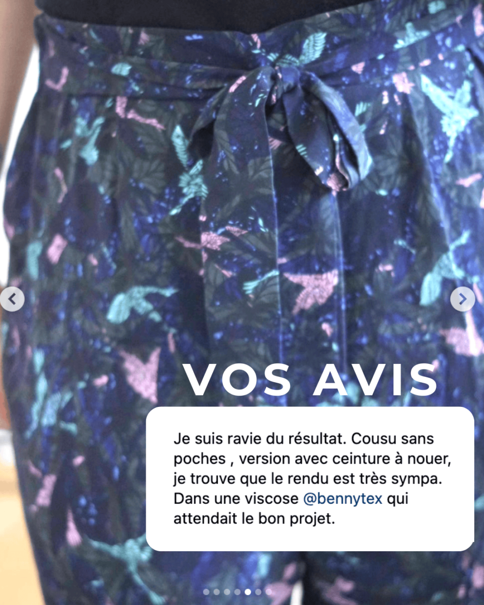 Patron De Couture Pantalon Fluide - Taille 36 à 48, Magazine Modes Et Travaux 05/2024