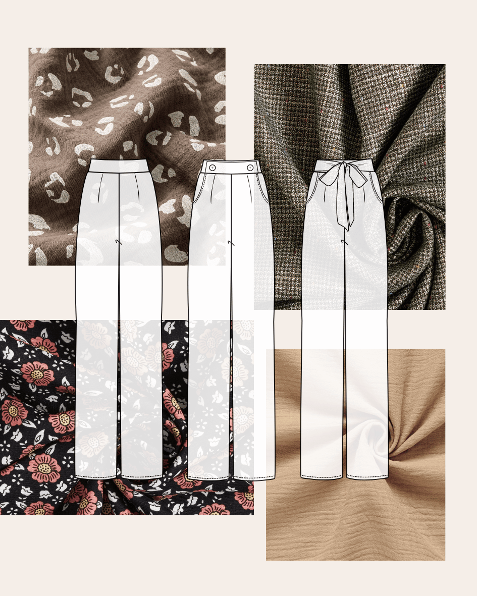 Quel tissu pantalon fluide